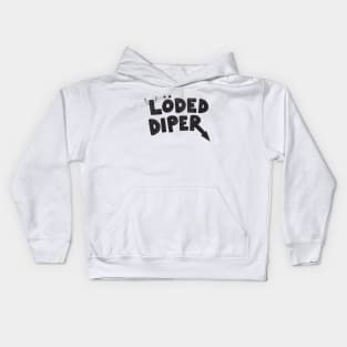 Loded Diper - vintage logo Kids Hoodie